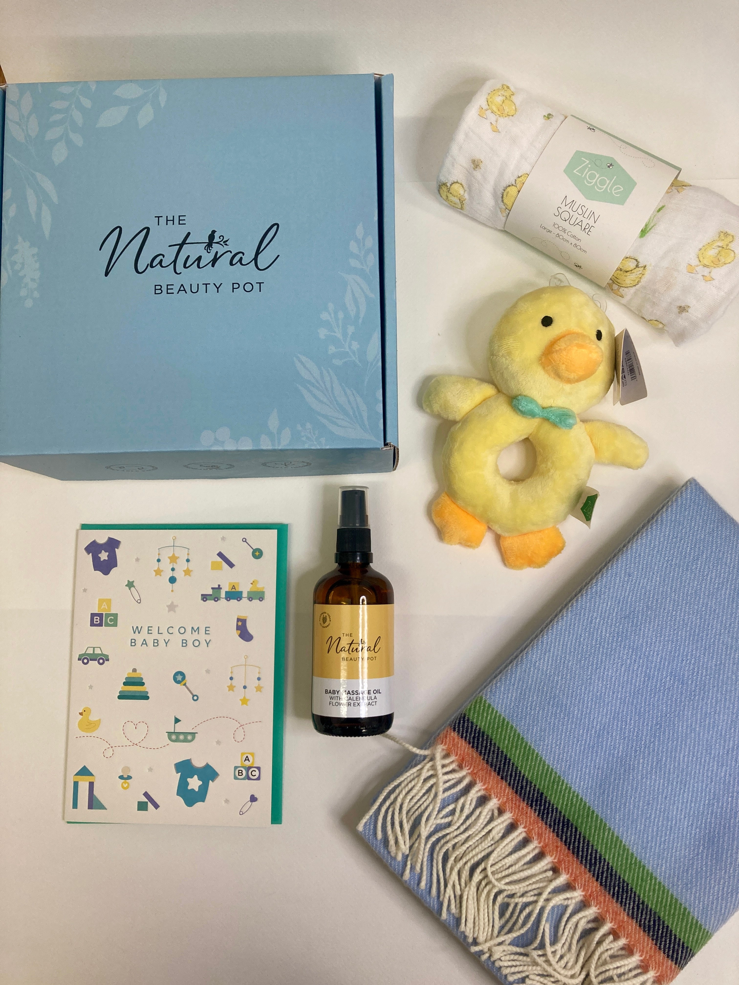 Baby Boy Blue & Yellow Gift Box