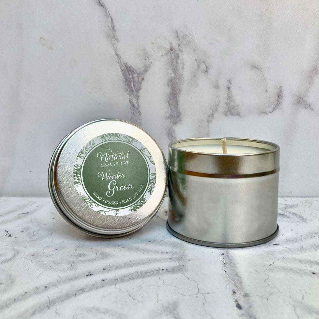Winter Green Soy Candle Tin