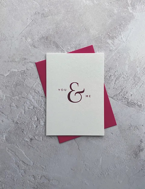You & Me Card