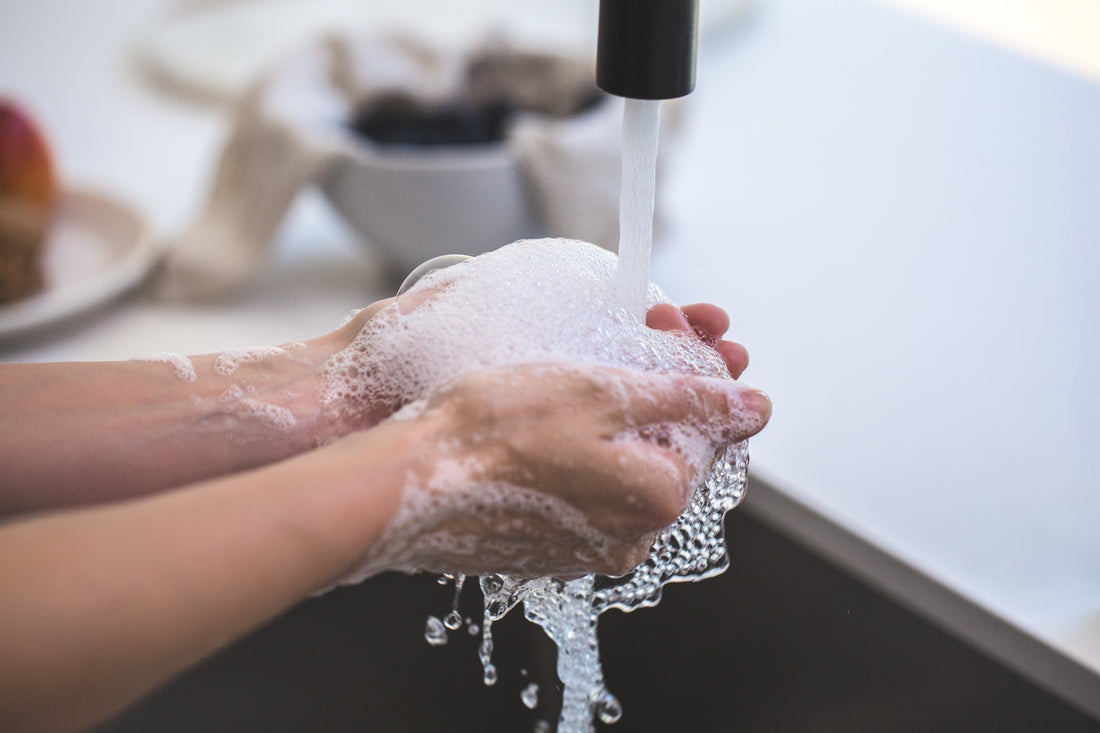 Washing your hands!