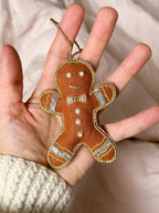 Gingerbread Handmade Christmas Linen Decoration