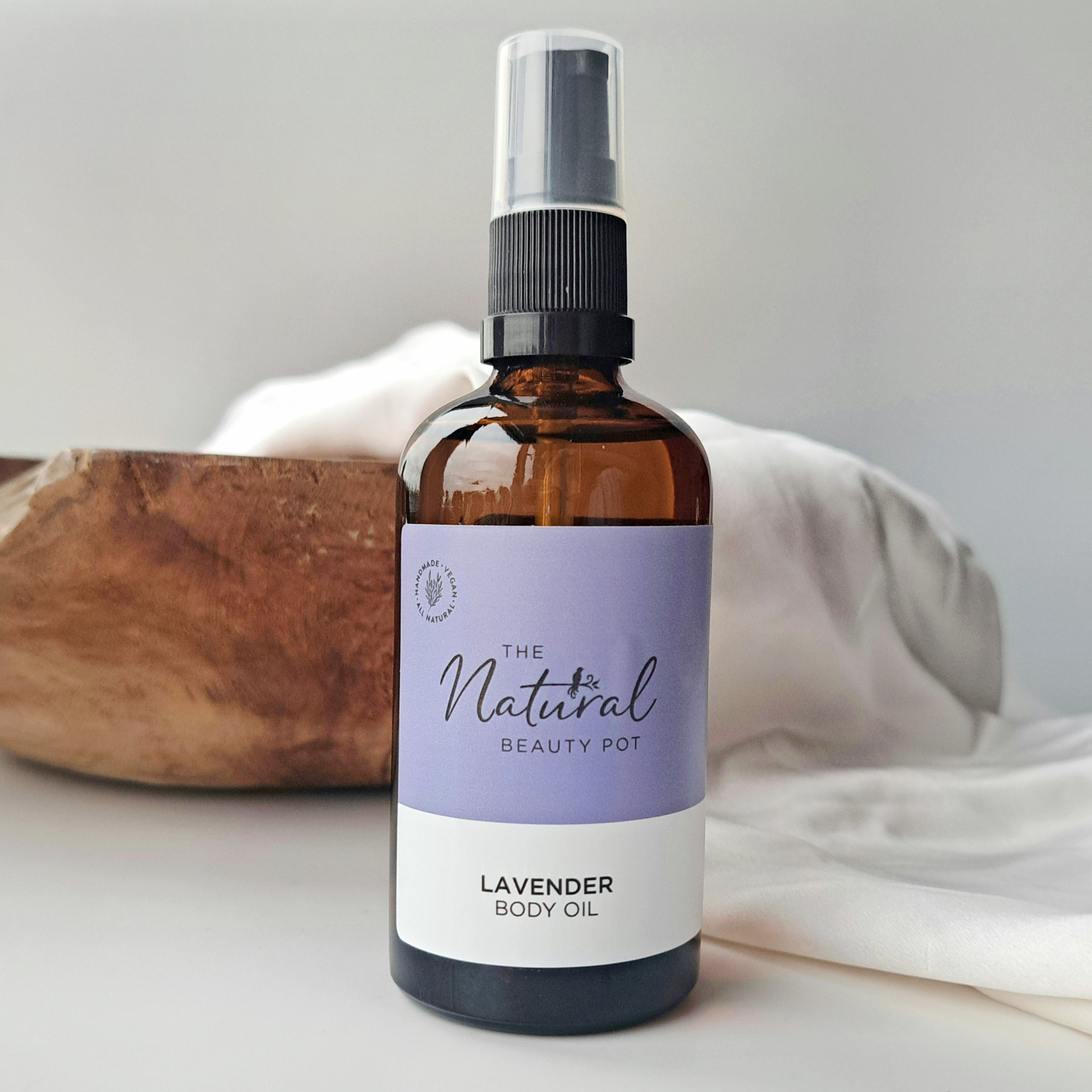 Lavender Body Oil natural organic skincare