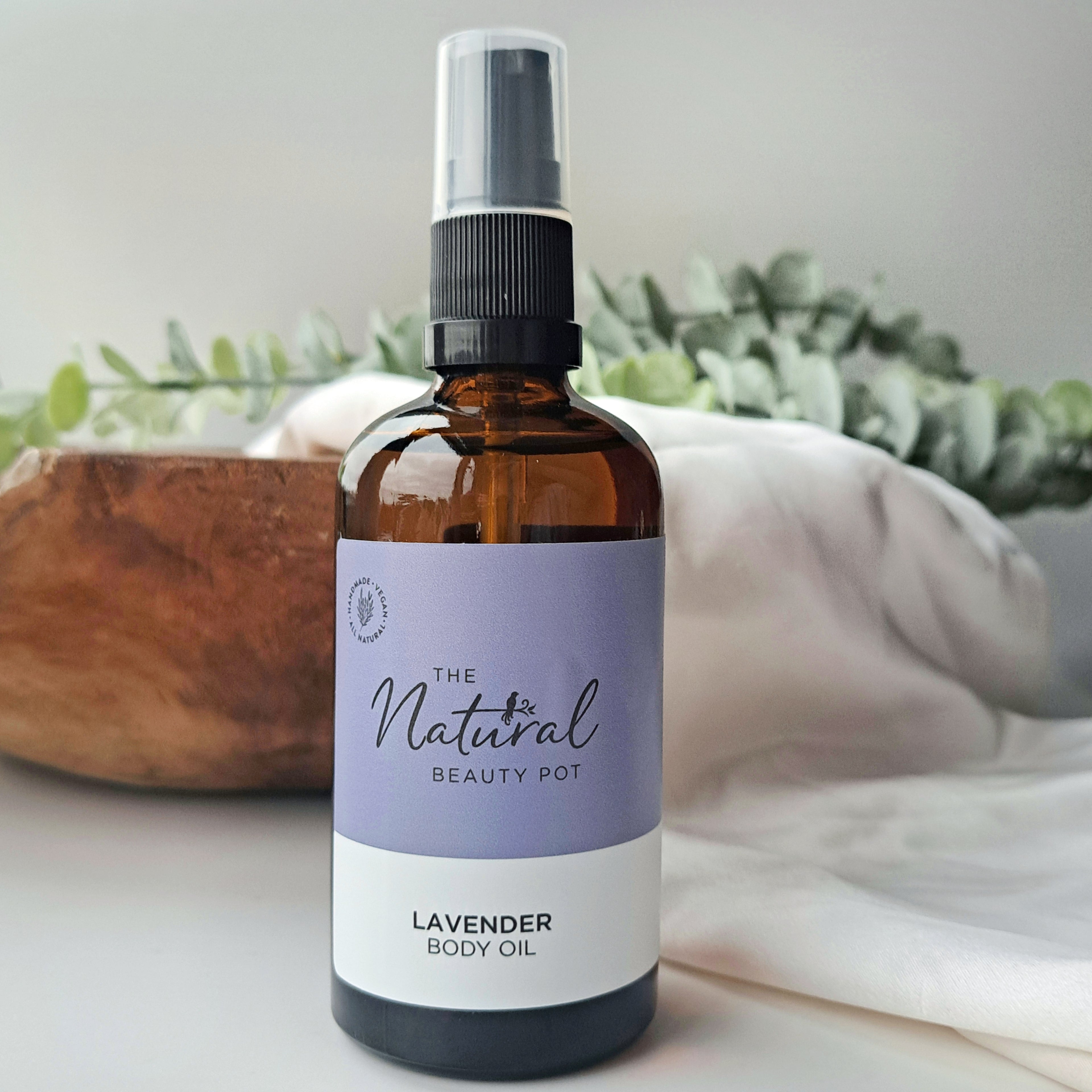 Lavender Body Oil natural organic skincare