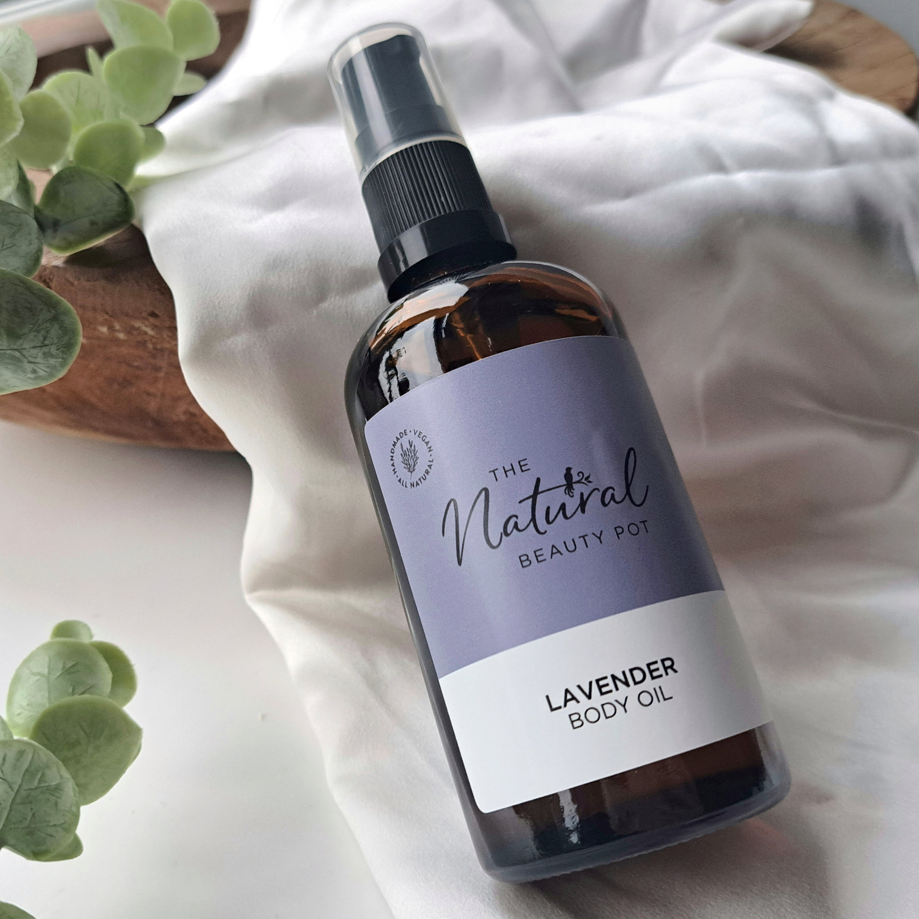 Lavender Body Oil natural organic skincare