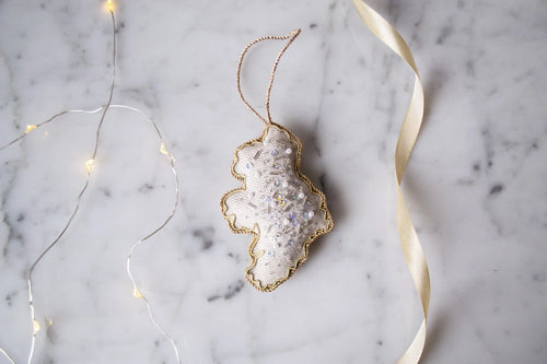 Ireland Handmade Christmas Linen Decoration