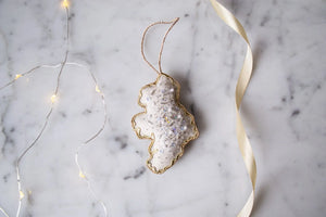 Ireland Handmade Christmas Linen Decoration