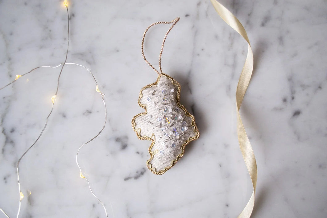 Ireland Handmade Christmas Linen Decoration