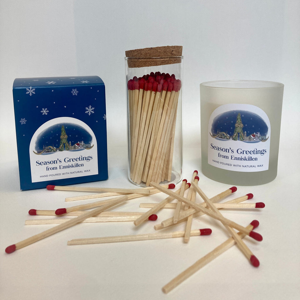 Coloured Matches - Large Tube with Cork