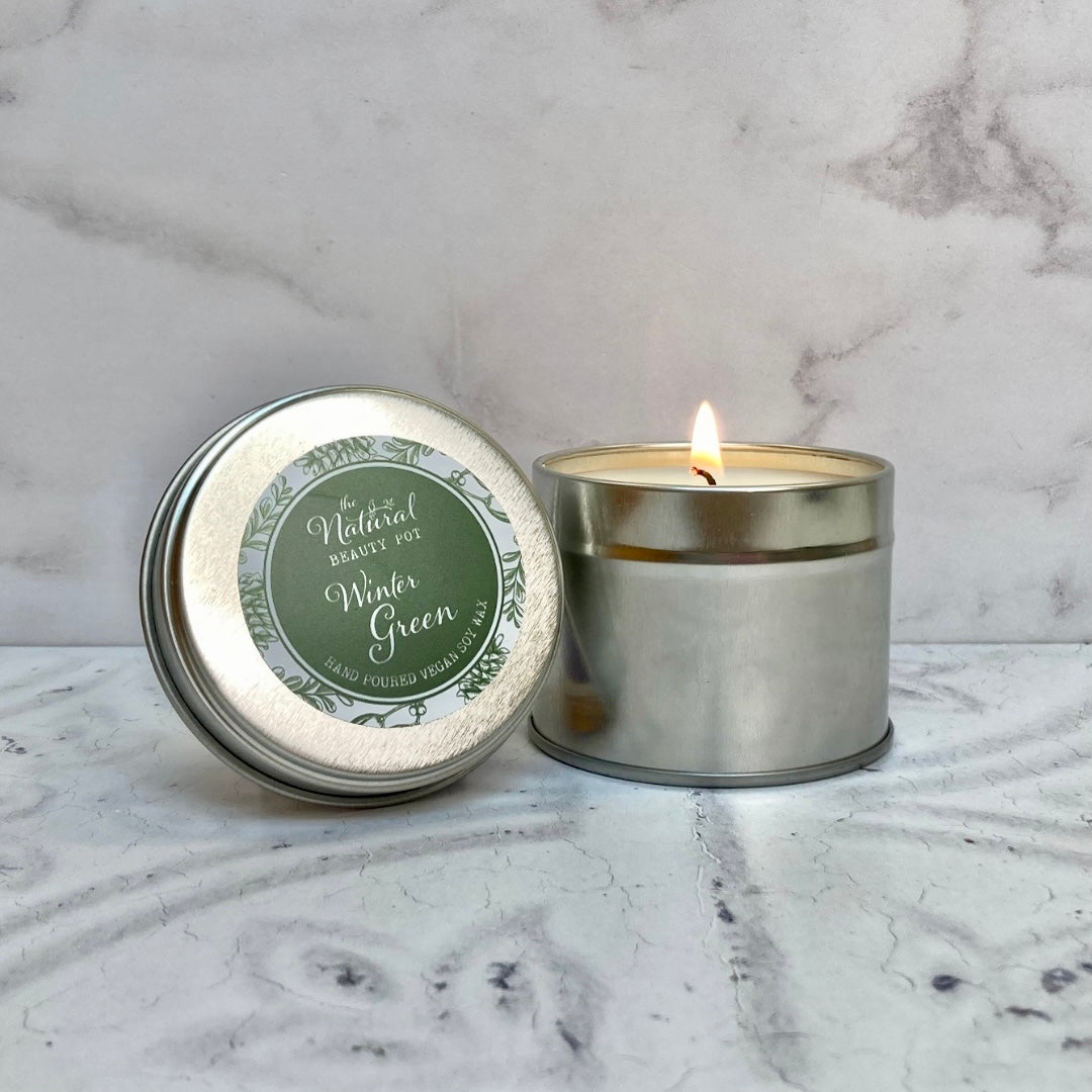 Winter Green Soy Candle Tin