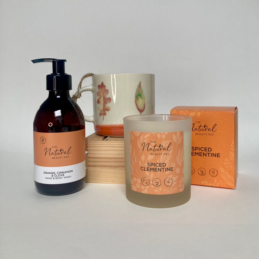 Autumn Mug, Suds and Scent Gift Set