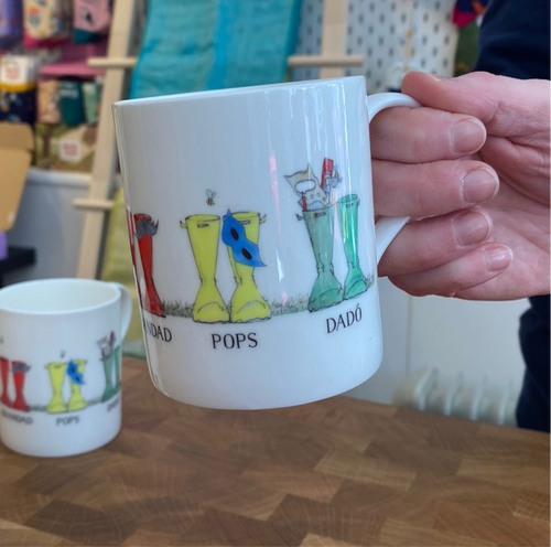 Granda Grandad Grandpa Pops Bone China Mug