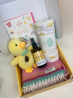Pink & Yellow Baby Girl Gift Box