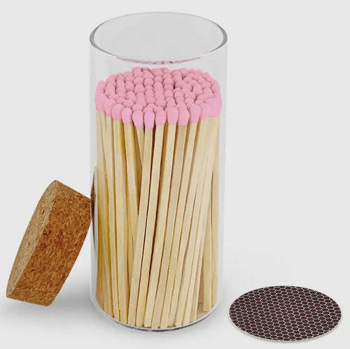 Coloured Matches - Large Tube with Cork