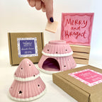 Pink Christmas Tree Wax Melt Bundle