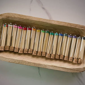 Coloured Matches - Small Tube with Cork