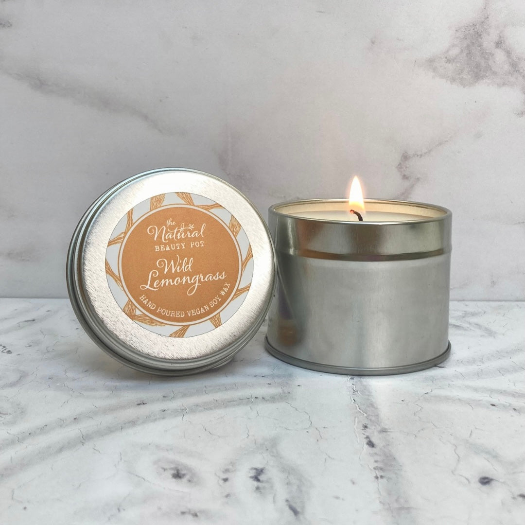 Wild Lemongrass Soy Candle Tin