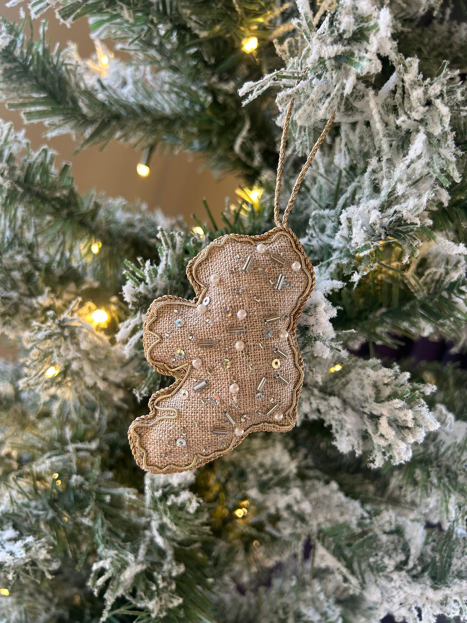 Ireland Handmade Christmas Linen Decoration