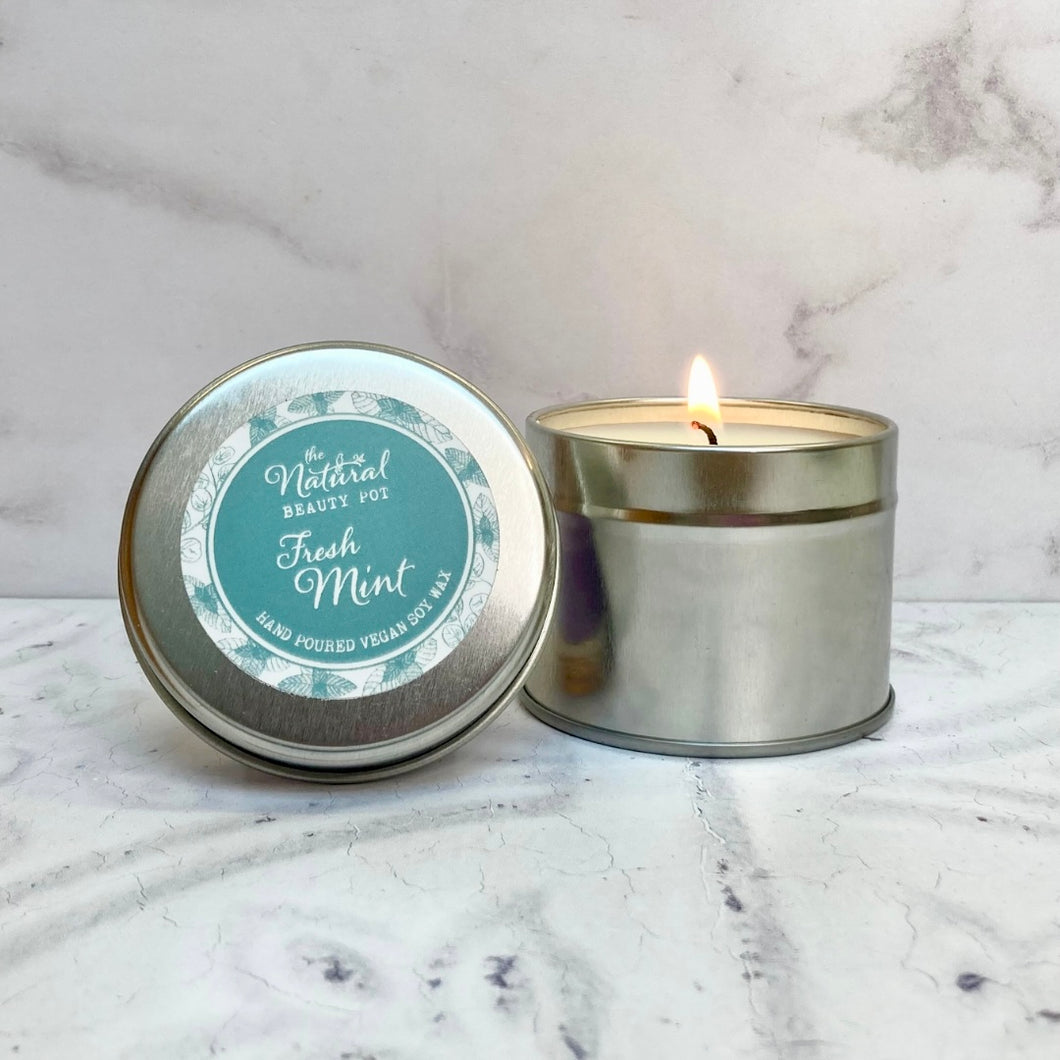 Fresh Mint Soy Candle Tin