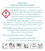 Fresh Mint Soy Candle 30cl
