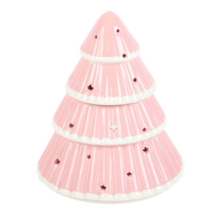 Pink Christmas Tree Burner Wax Melter