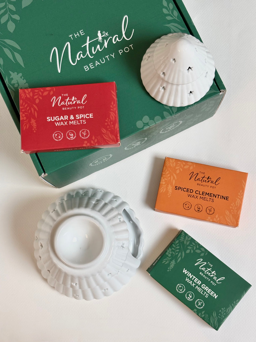Christmas Tree Burner & Wax Melt Gift Set