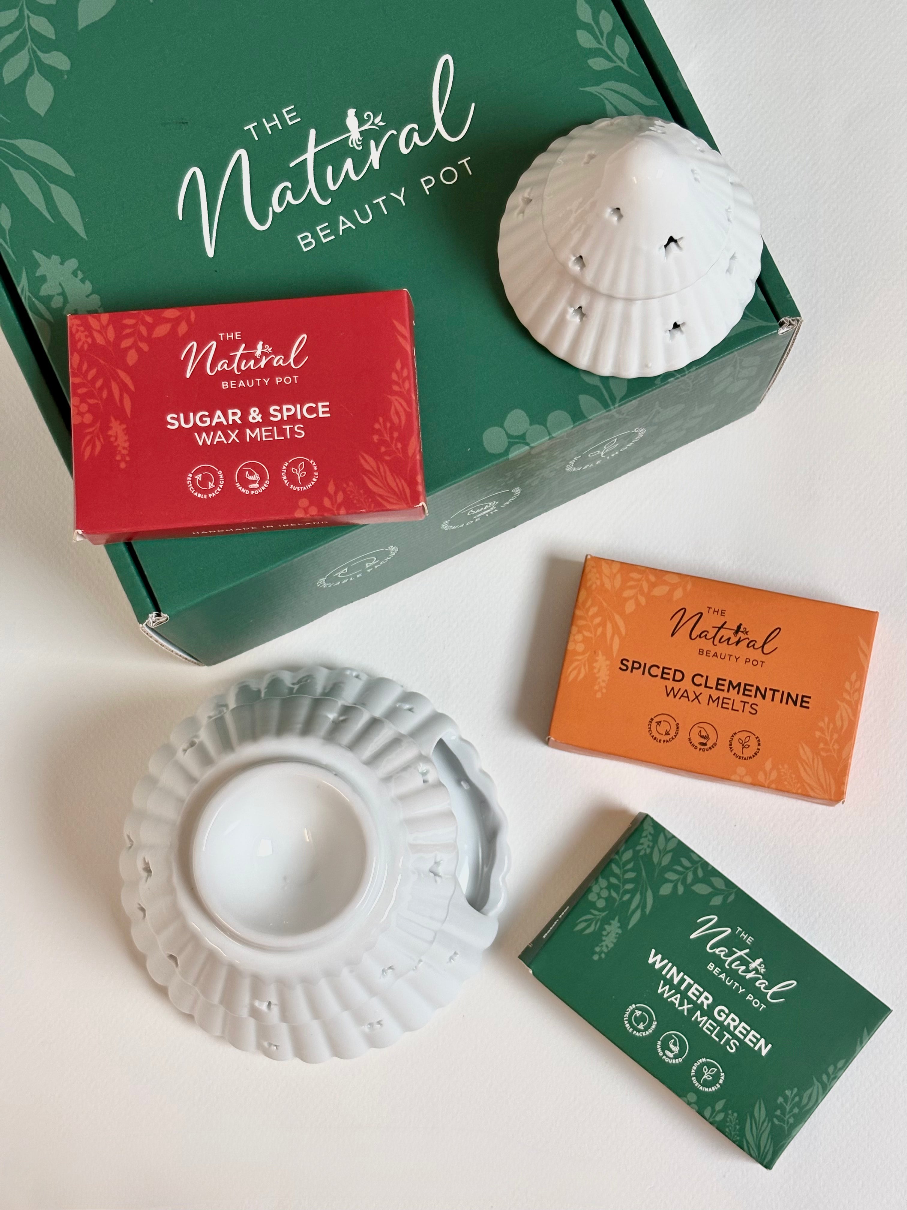 Christmas Tree Burner & Wax Melt Gift Set