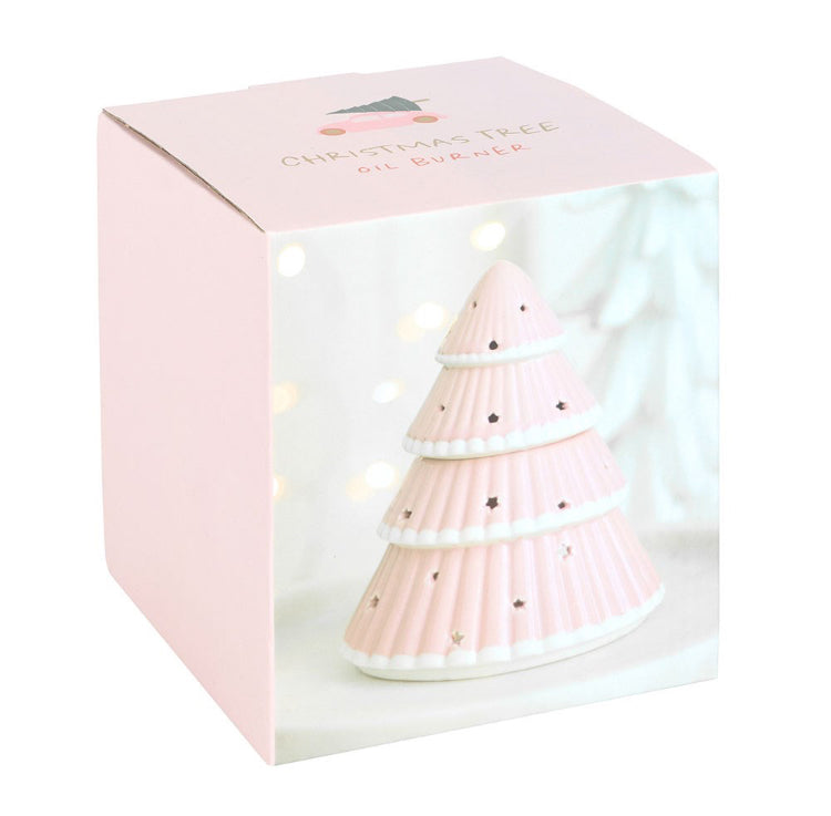 Pink Christmas Tree Burner Wax Melter