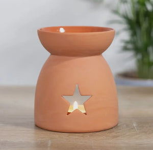 Star Terracotta Wax Burner