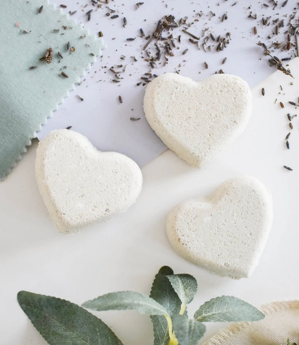 Lavender Aromatherapy Bath Bomb | Natural Relaxing Bath Fizzers for Stress Relief & Calm | Vegan, Plastic-Free