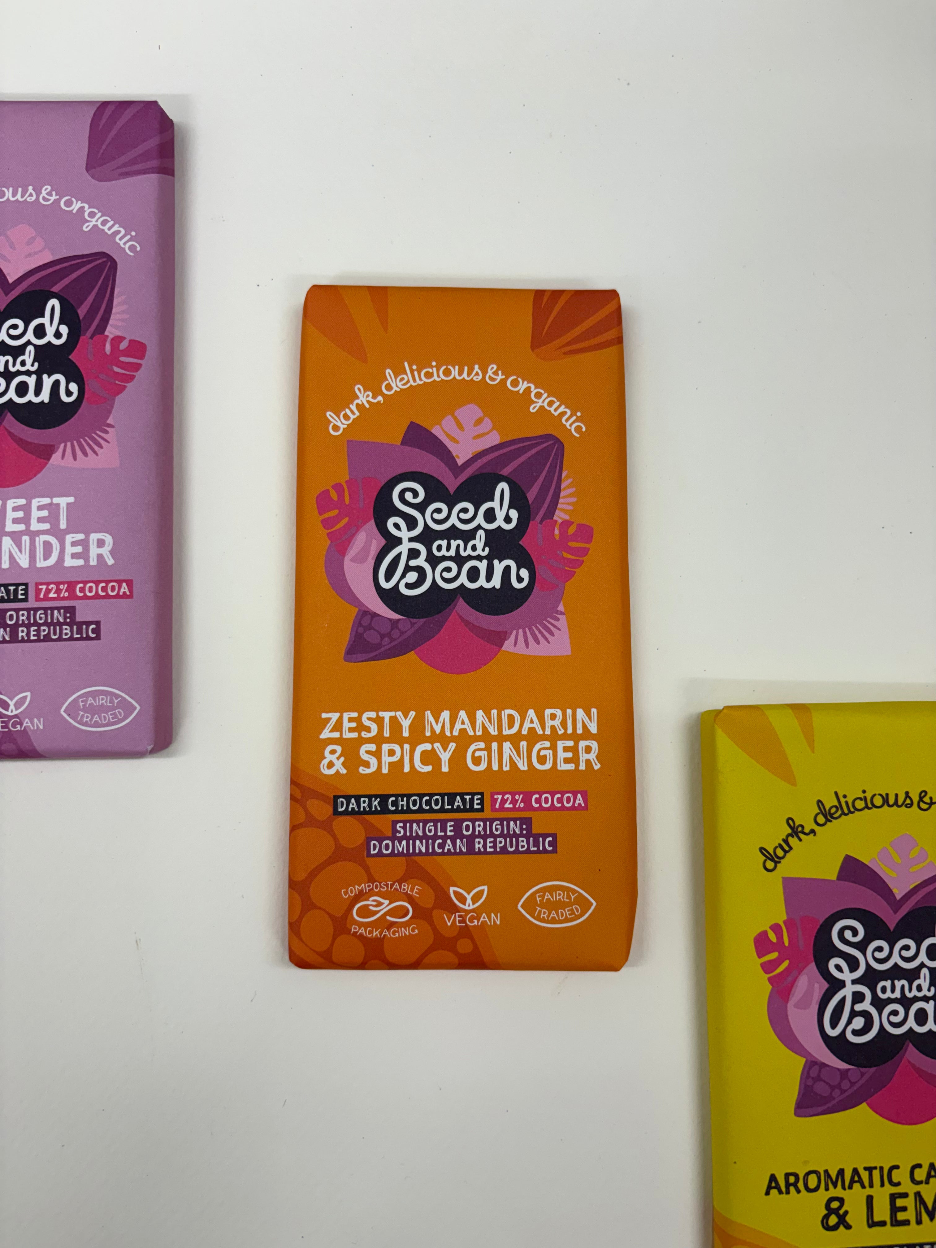 Seed & Bean Mandarin & Ginger Chocolate 75g