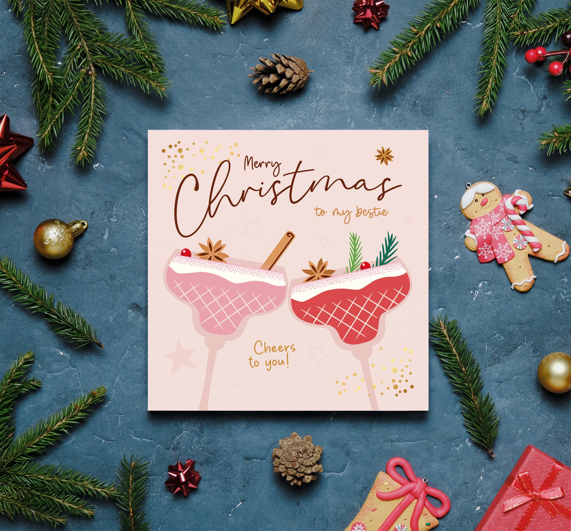 Merry Christmas to my Bestie Card
