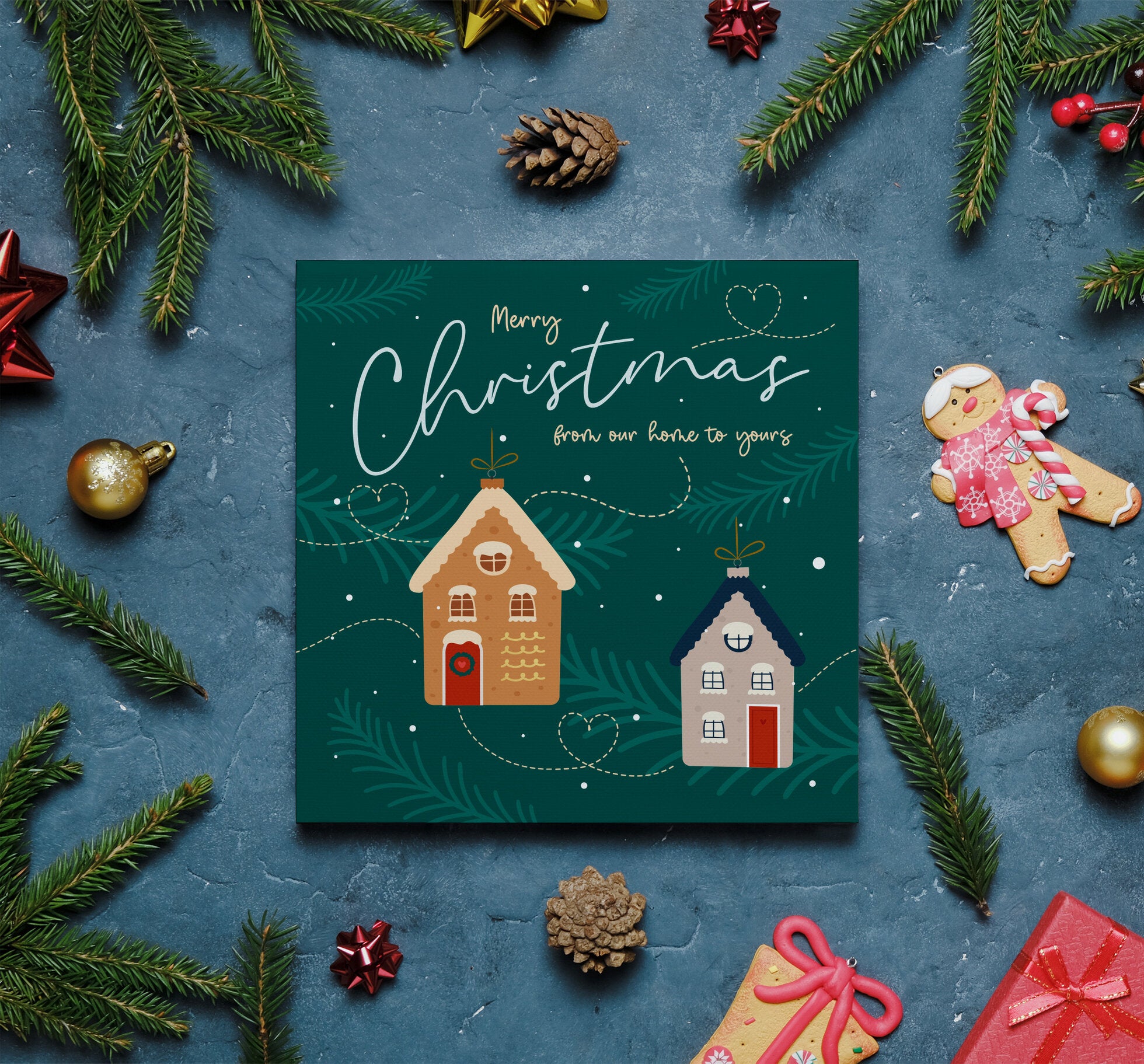 Merry Christmas from Our Home to Yours Card