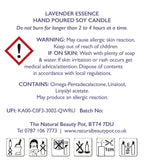 Lavender Essence Soy Candle 30cl