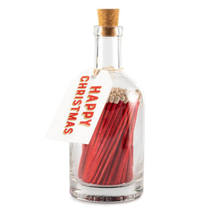 Matches Glass Bottle