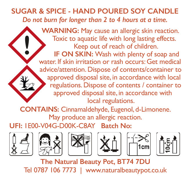 Sugar & Spice Soy Candle 30cl
