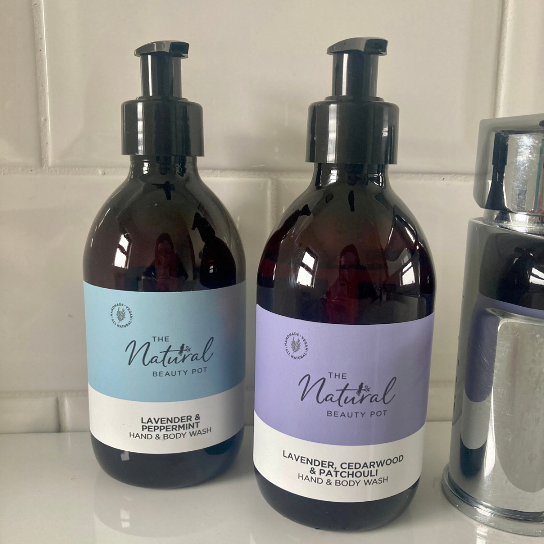 Sulphate free hand and body wash for sensitive skin Lavender Cedarwood and Patchouli