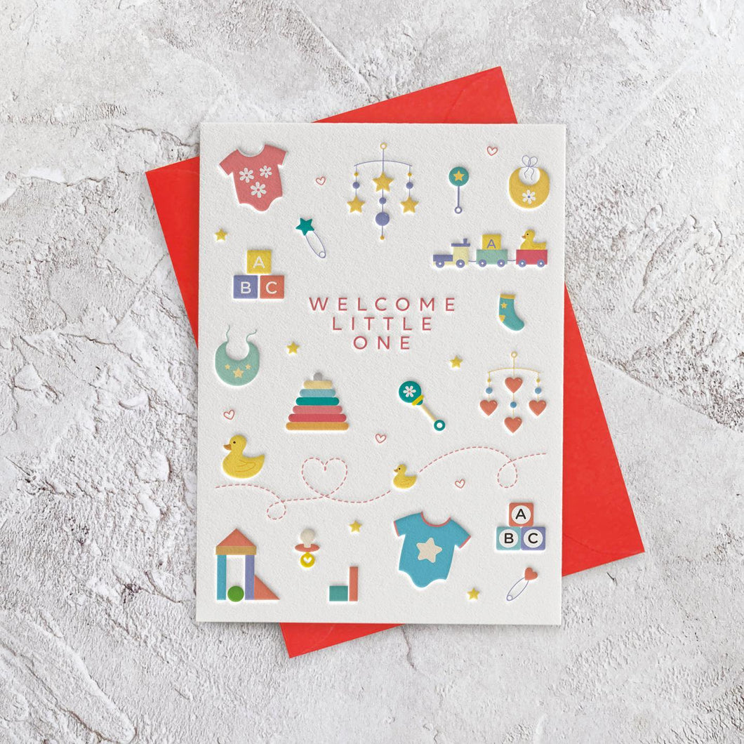 Welcome Little One Greeting Card