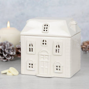 White Ceramic House Wax Warmer