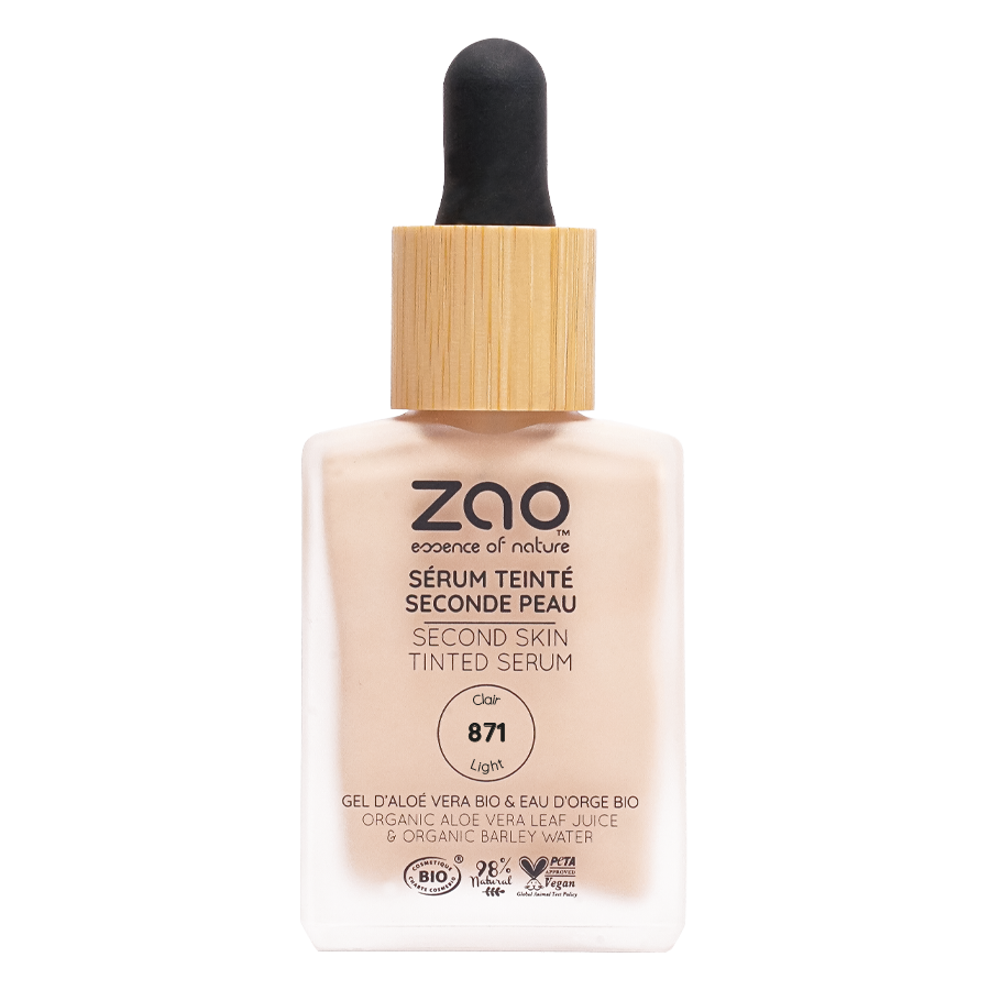 Zao Second Skin Tinted Serum natural foundation 101871