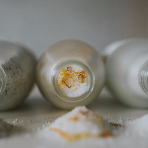 Calendula & Lemongrass Energising Bath Salts, Natural, Organic, Handmade, Vegan, Cruelty Free