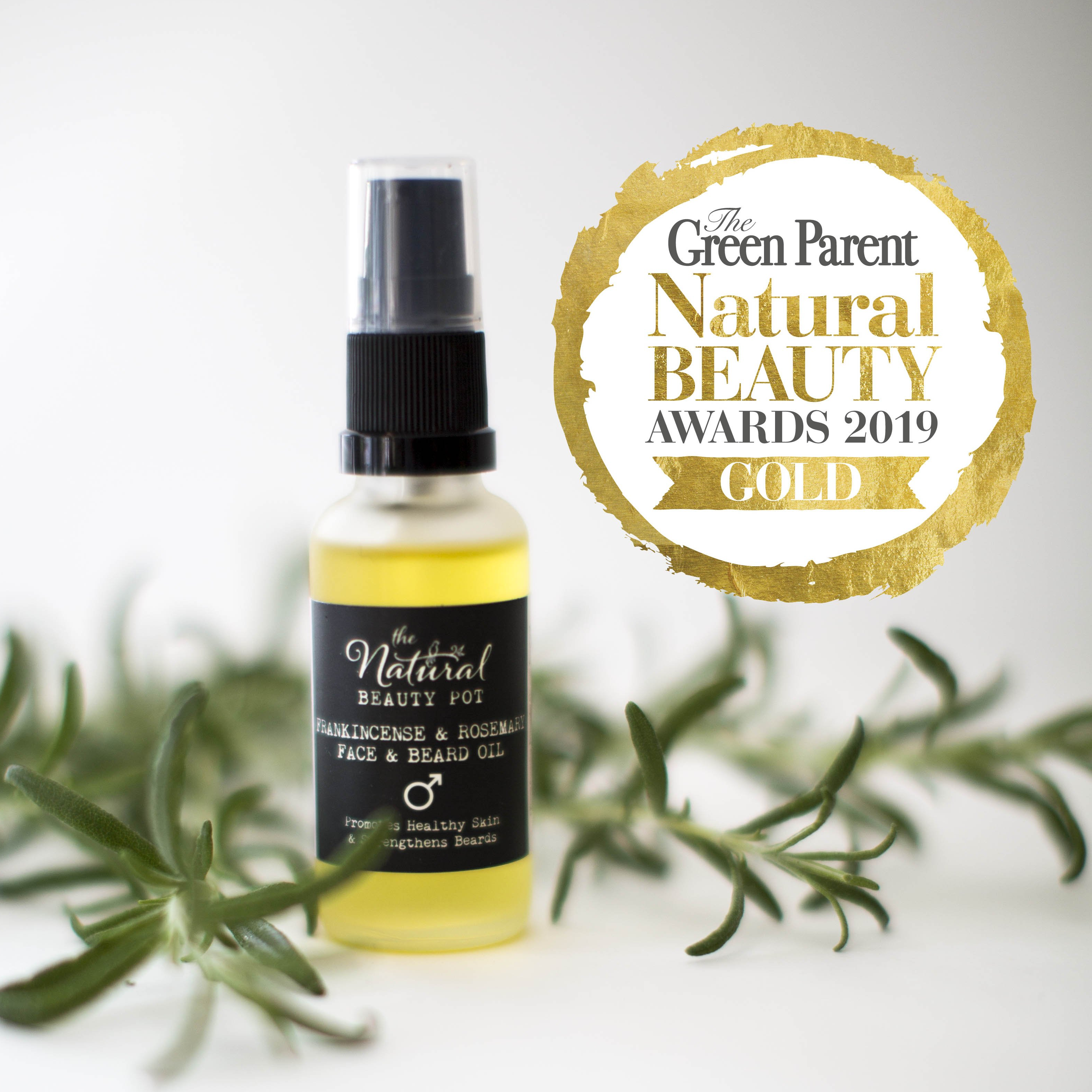 Award winning men's moisturiser ad beard oil
