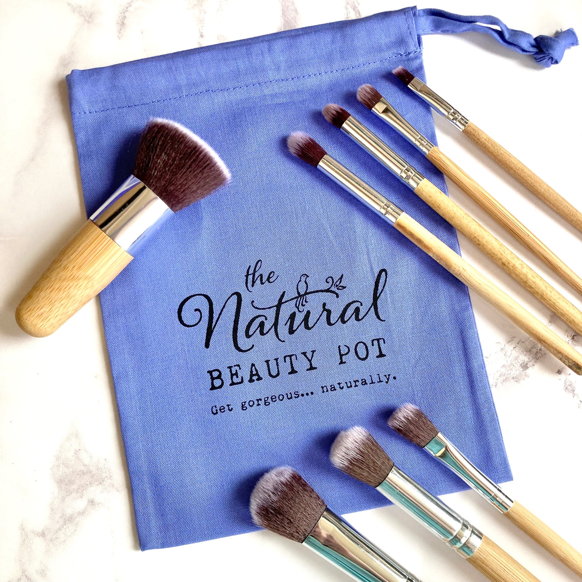 Bamboo Make Up Brushes 7 Piece Set