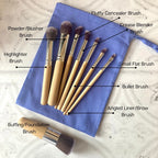 Bamboo Make Up Brushes 7 Piece Set
