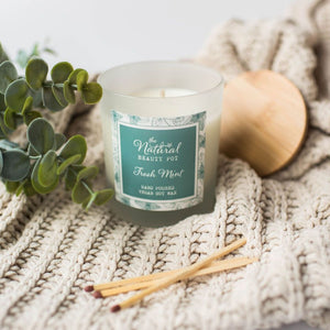 Fresh Mint Soy Wax Candle 30cl