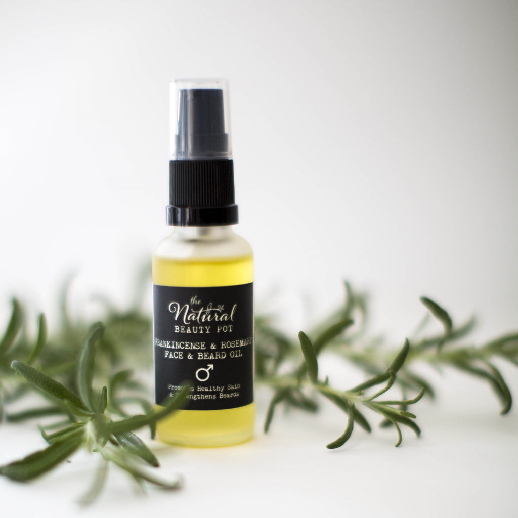 Frankincense Rosemary Facial Oil, Natural, Organic, Vegan, Cruelty Free