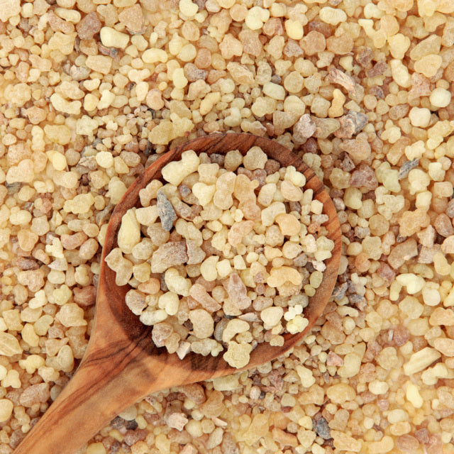 Frankincense soothes and reduces inflammation and can also help prevent acne forming,