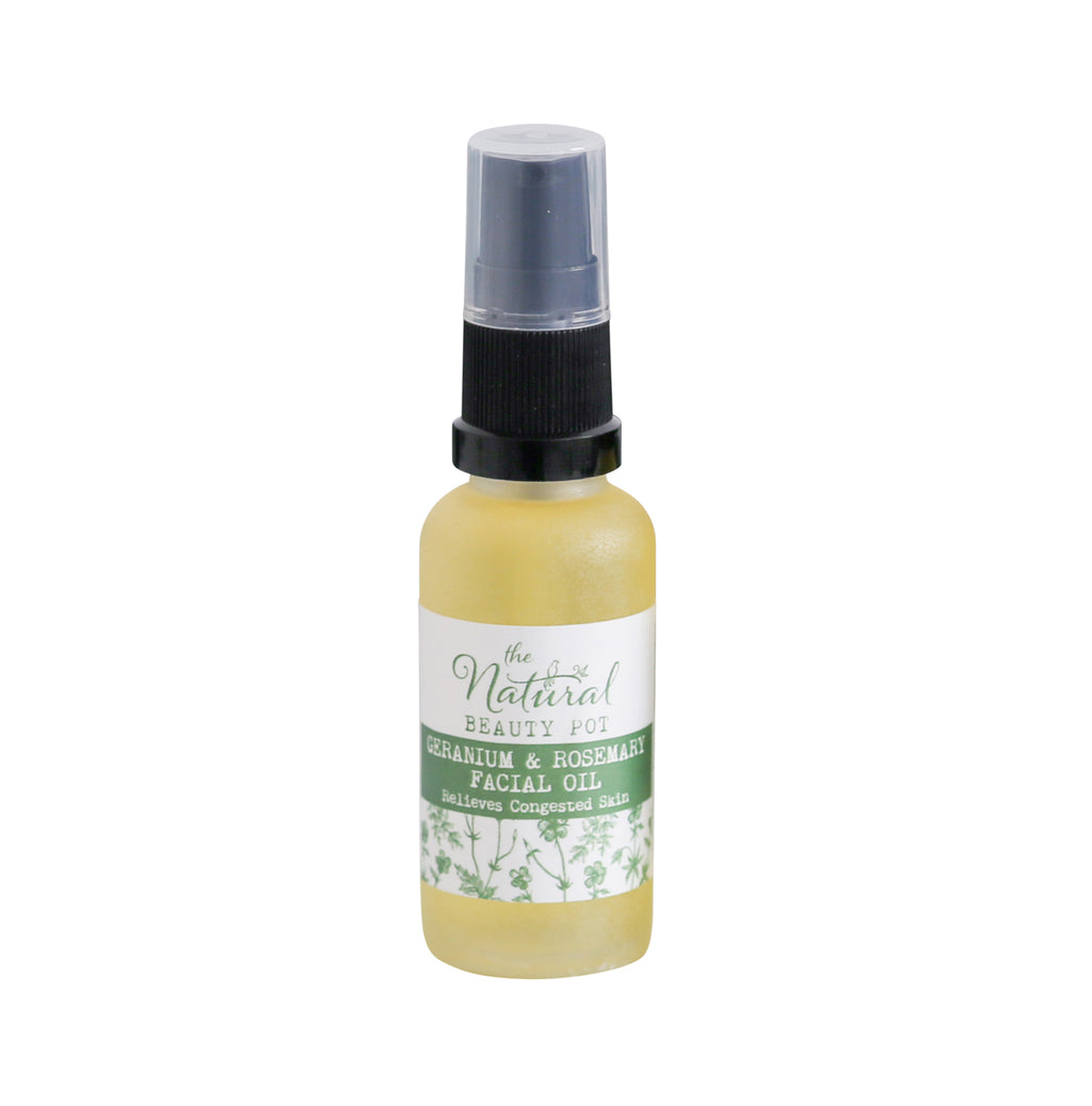 Geranium & Rosemary Facial Oil for oily problematic skin