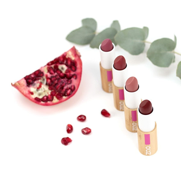 Natural Organic lipstick by Zao in bamboo sustainable packaging