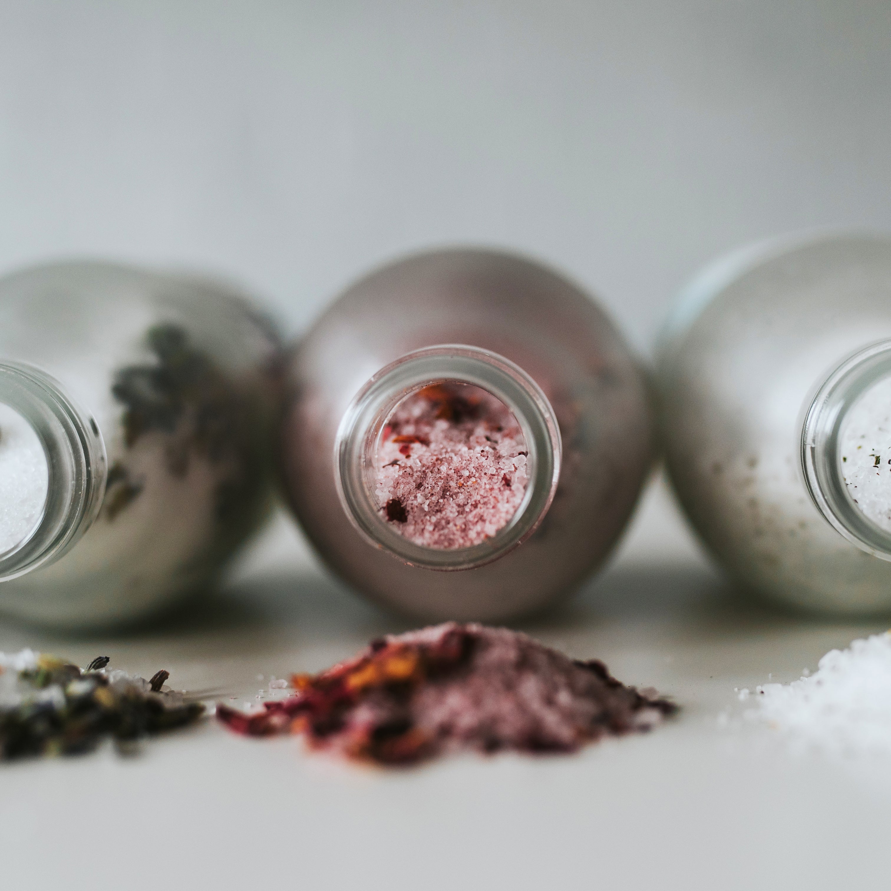 Rose Bath Salts, Natural, Organic, Relaxing Bath, Vegan, Handmade