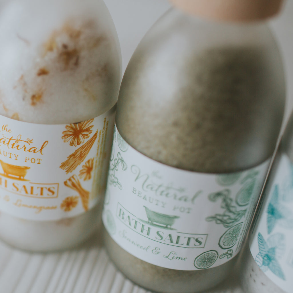 Seaweed & Lime Bath Salts, Vegan, Cruelty Free
